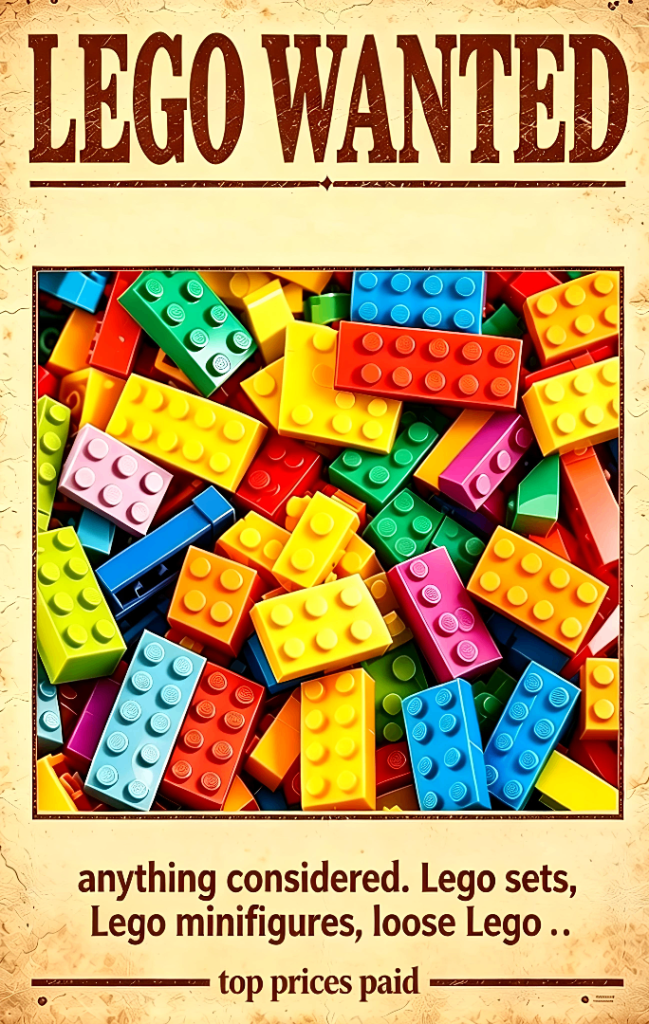 Wanted LEGO 