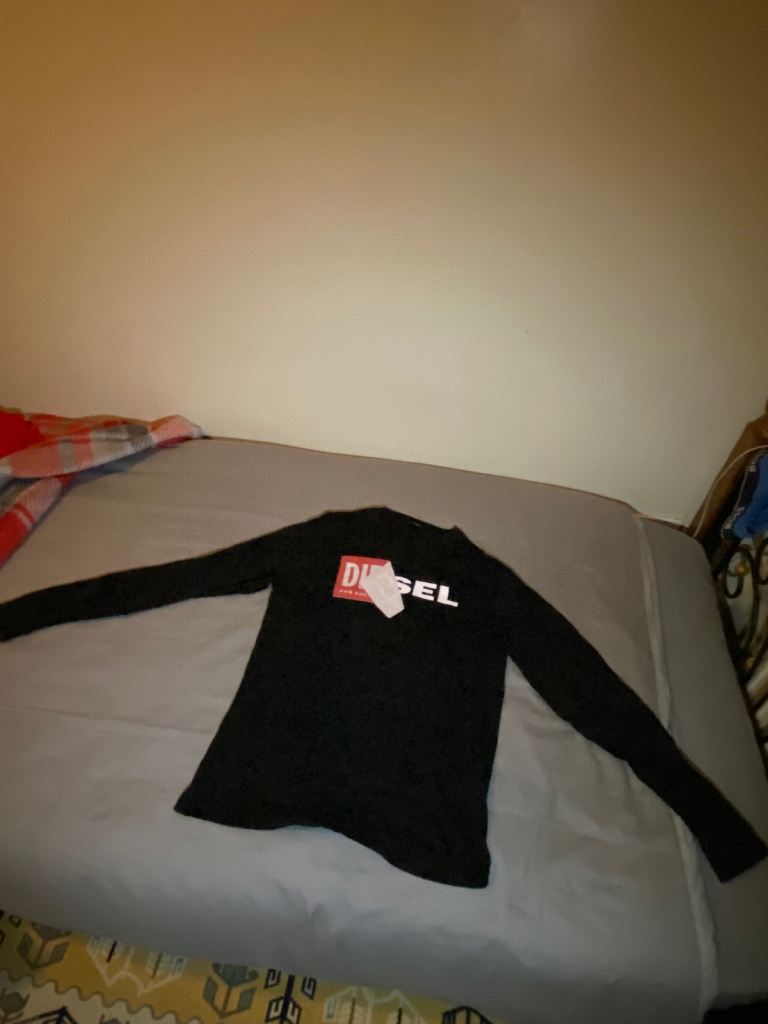 Diesel black jumper size L