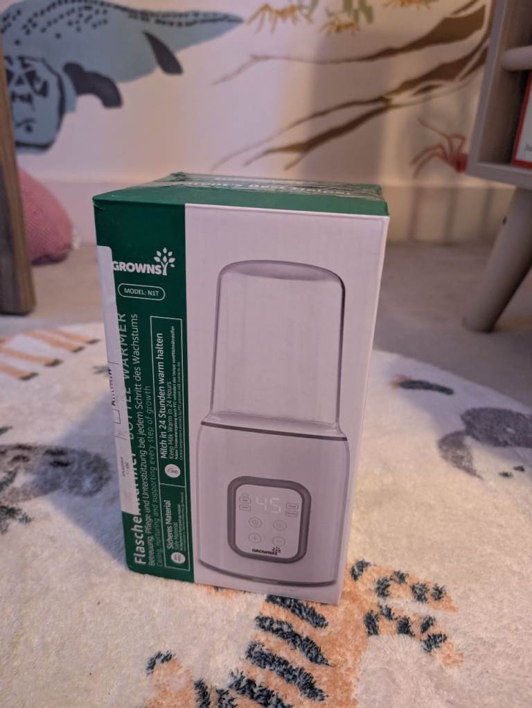 Grownsy 10-in-1 baby bottle warmer/steriliser 