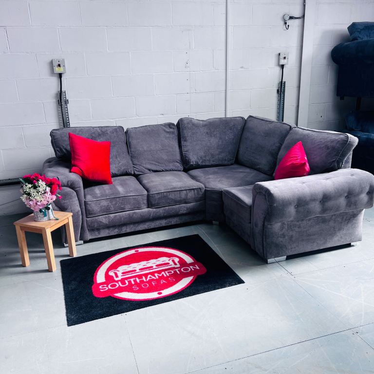 Grey Verona Right Hand Corner Sofa 🛋️ Delivery Available