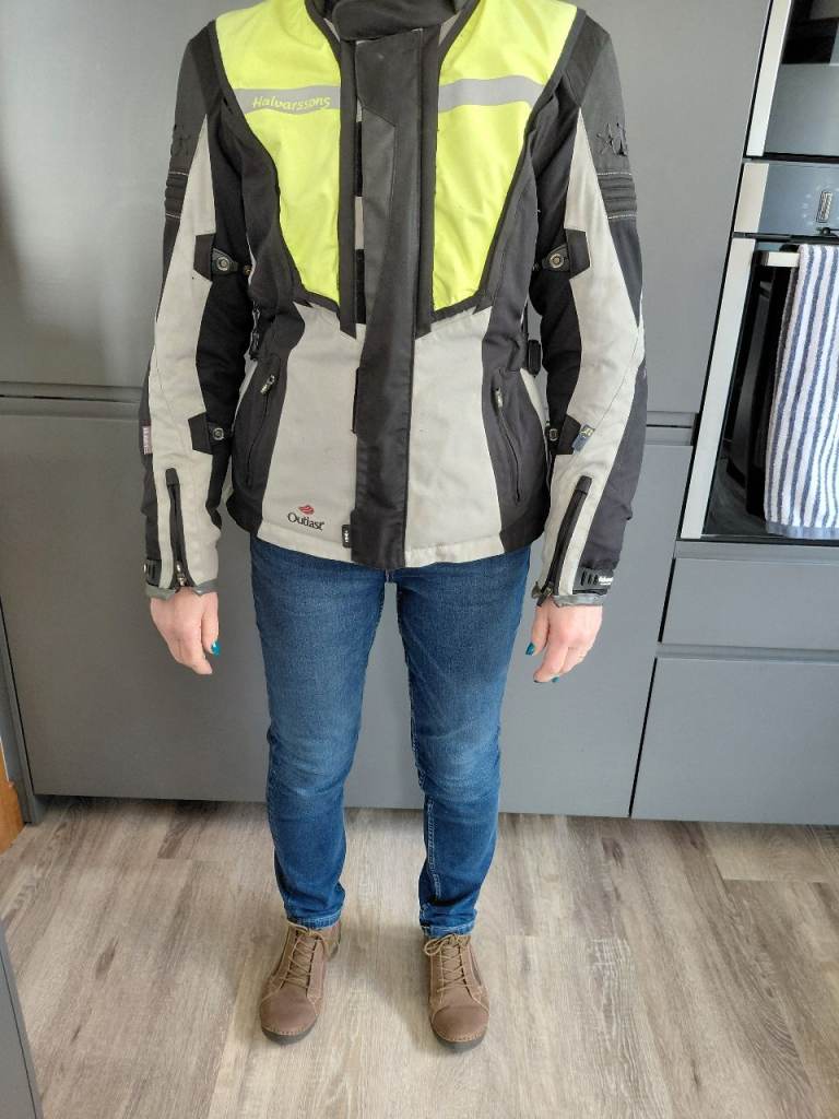 Halvarssons Electra Ladies textile bike jacket EU42- UK 10 to 12 , good condition 