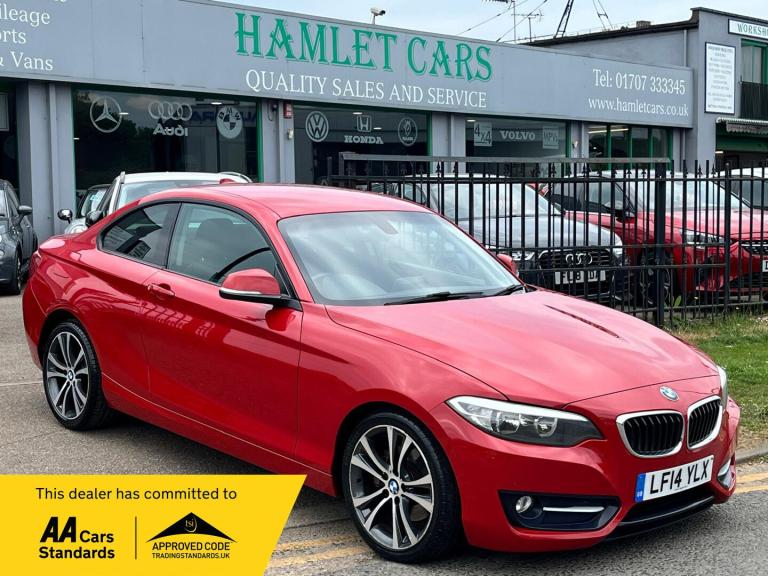 2014 BMW 2 Series 2.0 220d Sport Coupe 2dr Diesel Auto Euro 6 (s/s) (184 ps)