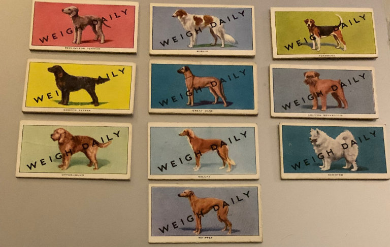 British Automatic Weight Cards - Dogs