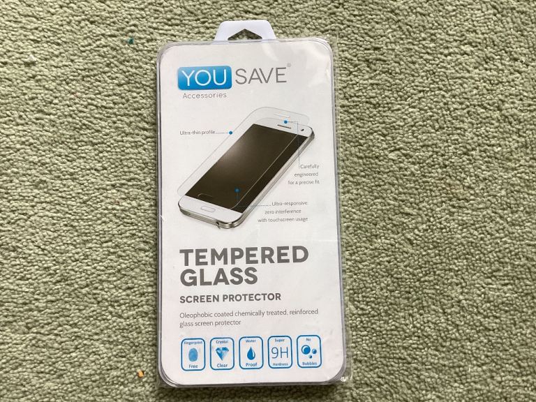 YOU SAVE Tempered Glass Screen Protector – New, for iPhone 5/5S/5C