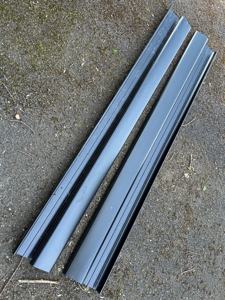 Inaba Denko Slimduct SD-140-K Black 140mm Pump house Trunking | 2m x2 +Fittings