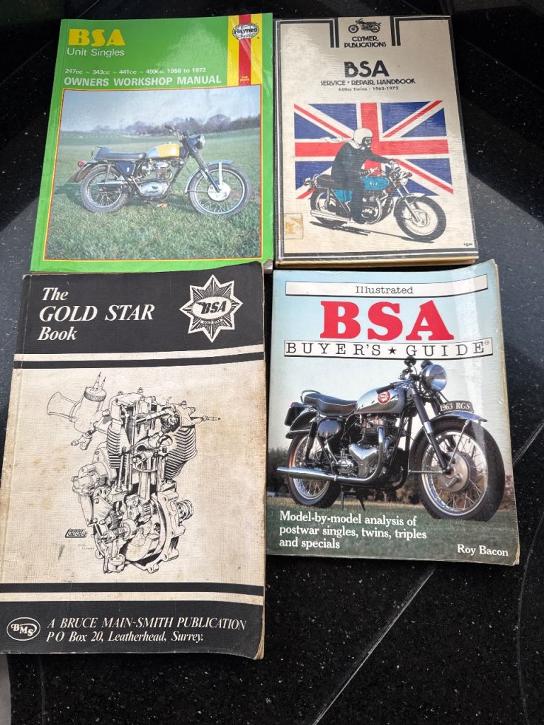 Four BSA books