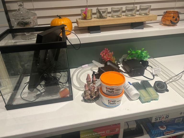 Ready to go 15 litre fish tank