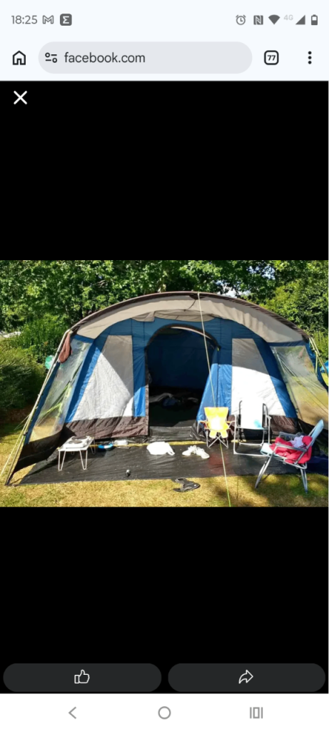 Kampa Croyde 6 man tent