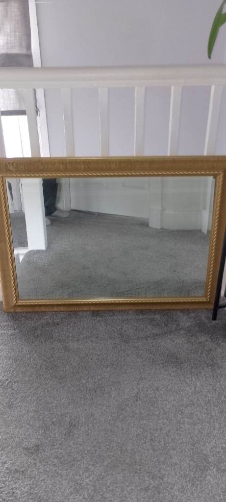Gold Framed Mirror 