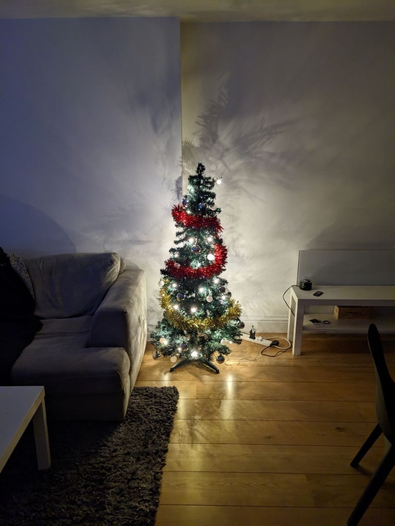 Cute electric Christmas tree