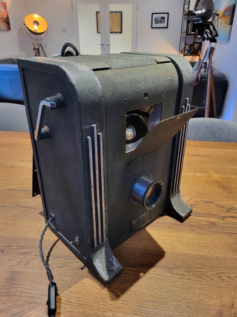 Upcycled Vintage Projector Lamp (Art Deco)