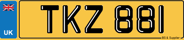 DATELESS Registration Number TKZ Plate TK Tyler Tobias Tessa Thea KELLY KENNEDY