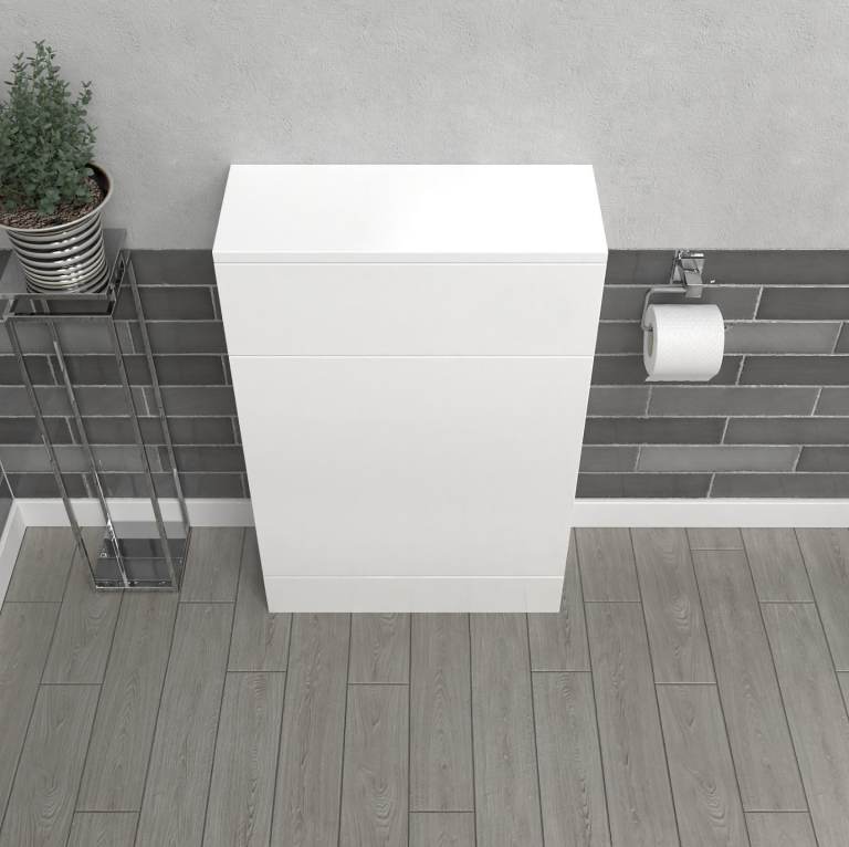 300mm BTW Unit Flat Pack White