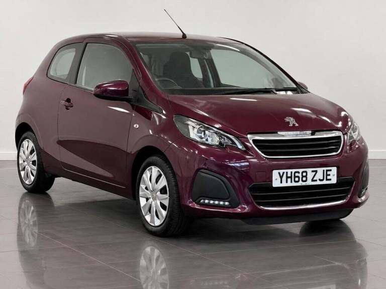 2018 68 PEUGEOT 108 1.0 ACTIVE HATCHBACK 3DR PETROL MANUAL EURO 6 (72 PS) TOUCHS