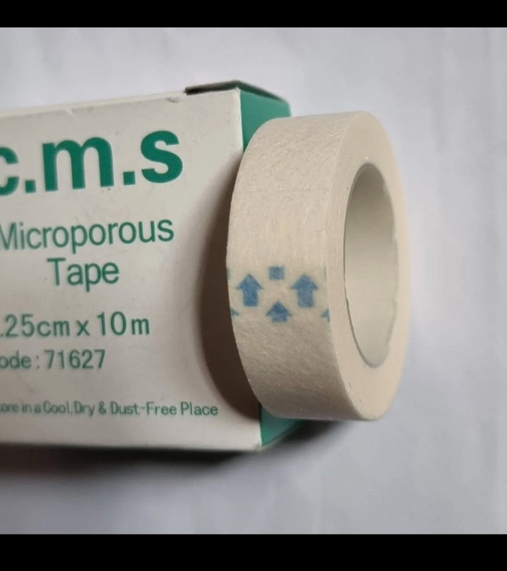 10x Microporous Tape 1.25cm x 10m.  Eyelash makeup tape