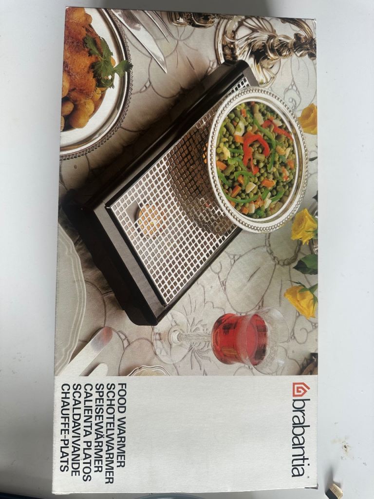 Brabantia food warmer new and unused White