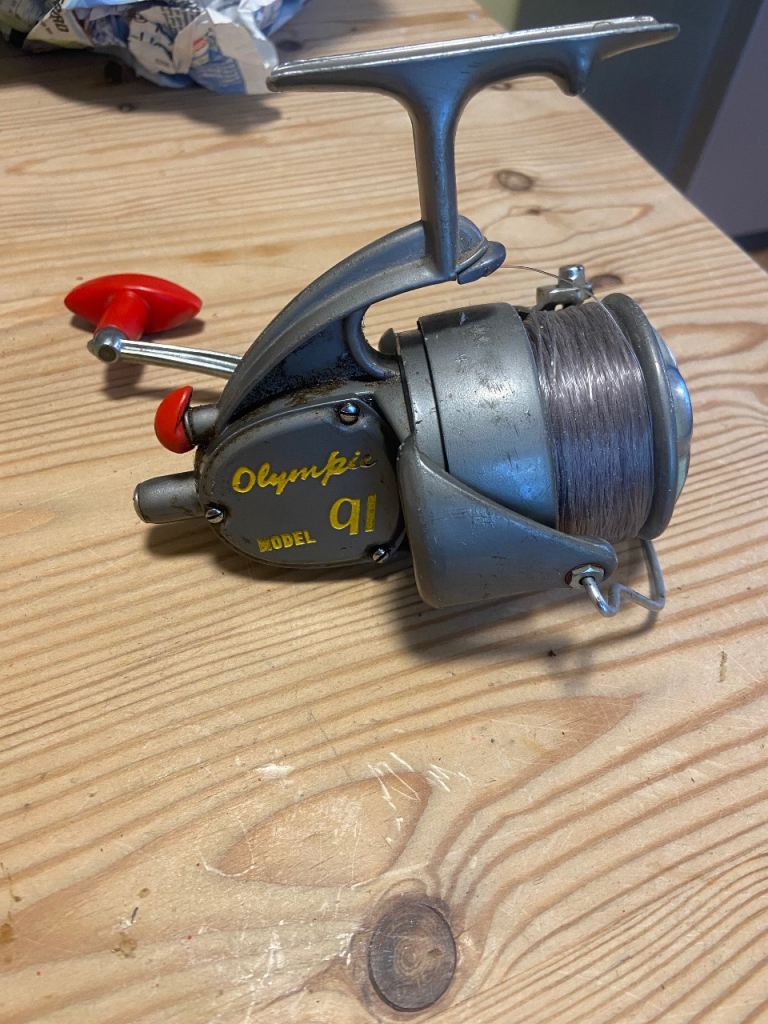 image for Fishing reel vintage Olympic model 91