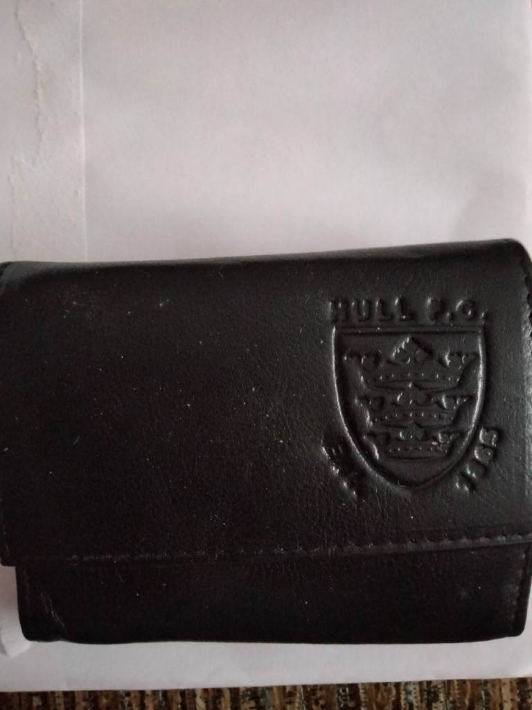 Hull FC leather wallet never been used 