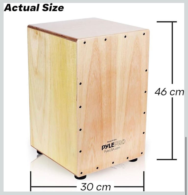 Pyle full size Cajon Drum Box (as new)