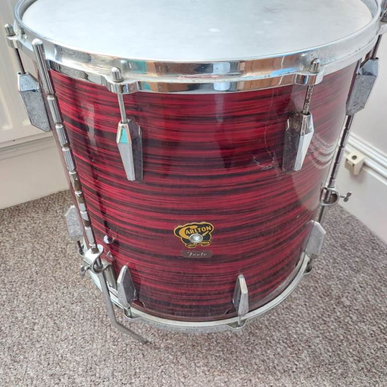 Vintage Floor Tom Carlton 16"x16"