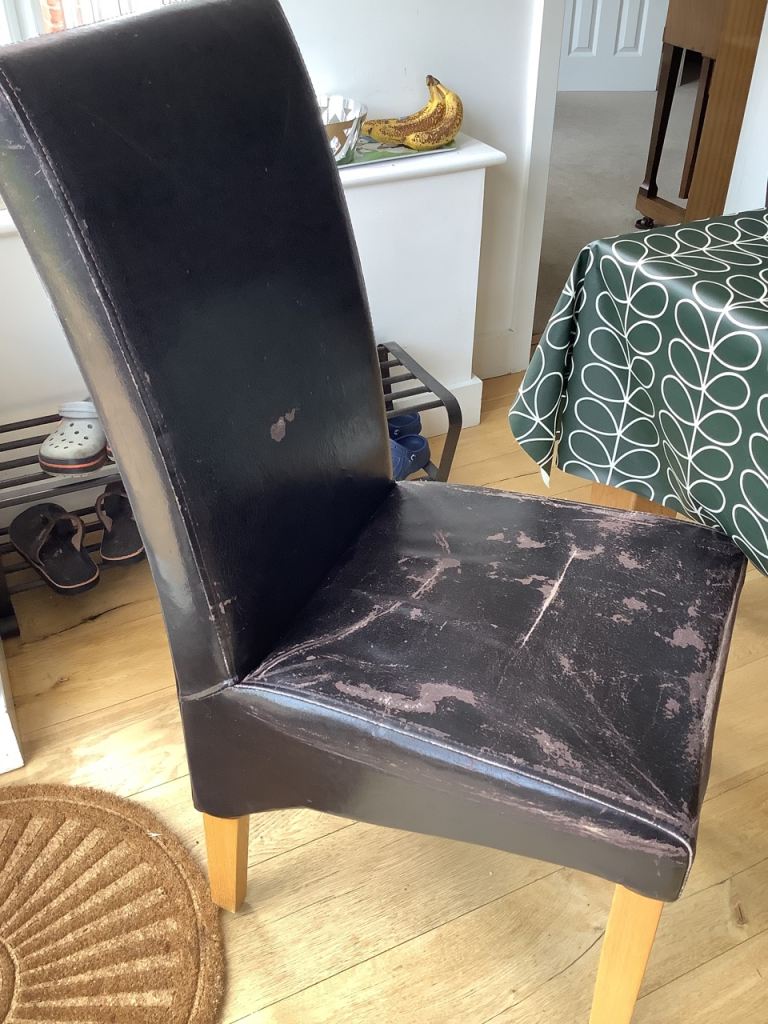 Set of 6 dining chairs (no table)