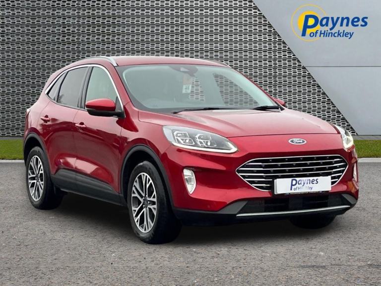 2022 Ford Kuga Titanium 1.5 Petrol 150ps Manual in Lucid Red, Full Service Hist