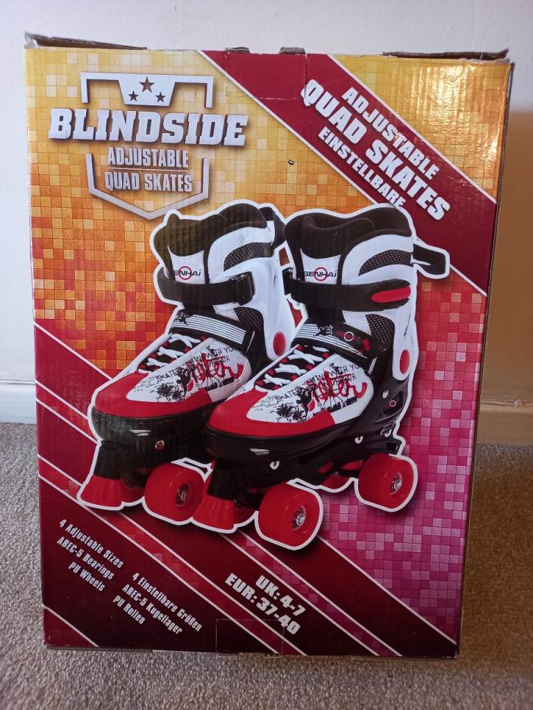 BLINDSIDE Adjustable Quad Skates UK 4-7 – New in Box