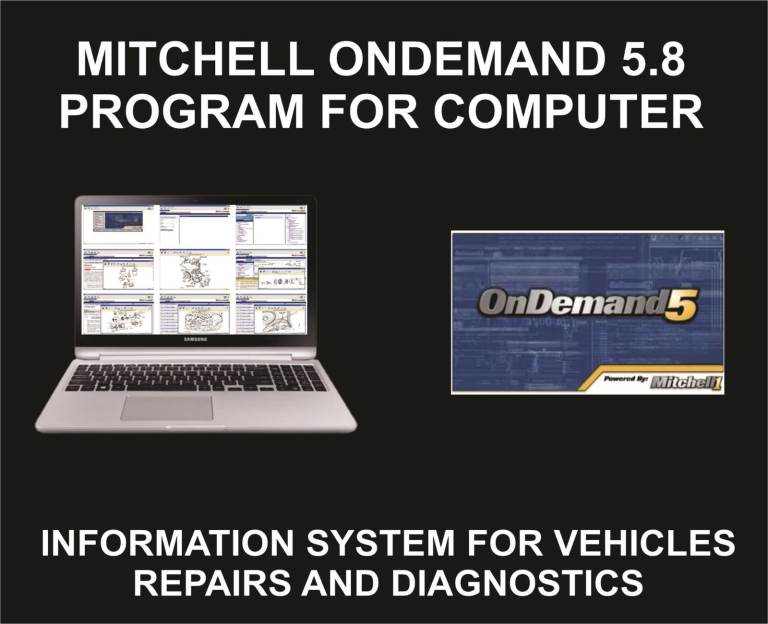 Mitchell Ondemand 5.8.2 Tool, Diagnostics  And Diagrams, For Computer