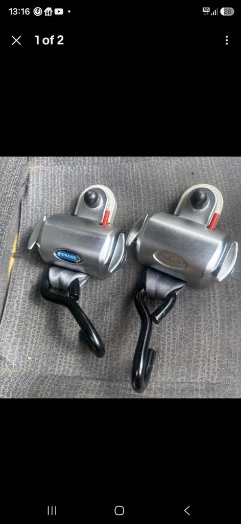 Q'Straint QRT Delux Retractor Reels Taxi Wheelchair Restraint 