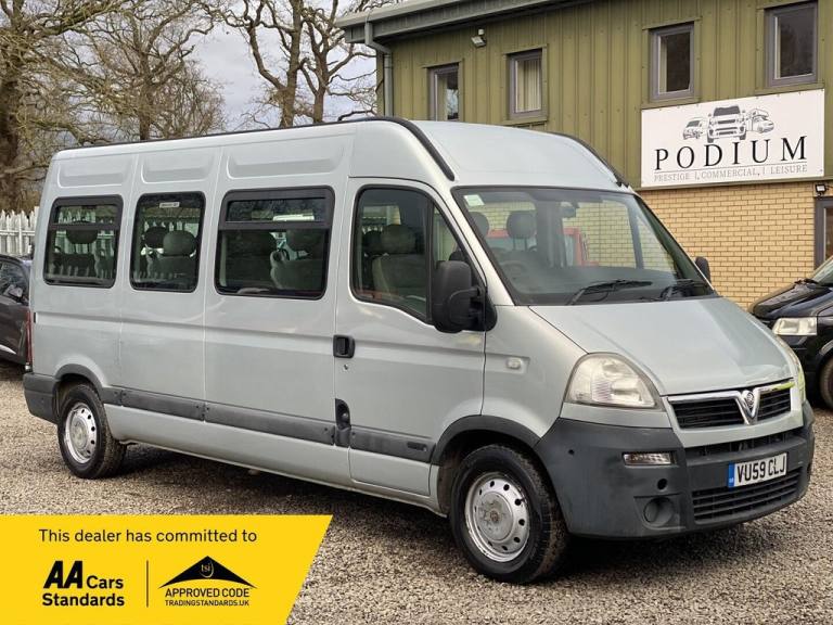 2009 Vauxhall Movano 2.5 CDTi 16v 3900 4dr (LWB, 16 Seats) Minibus Diesel Manual