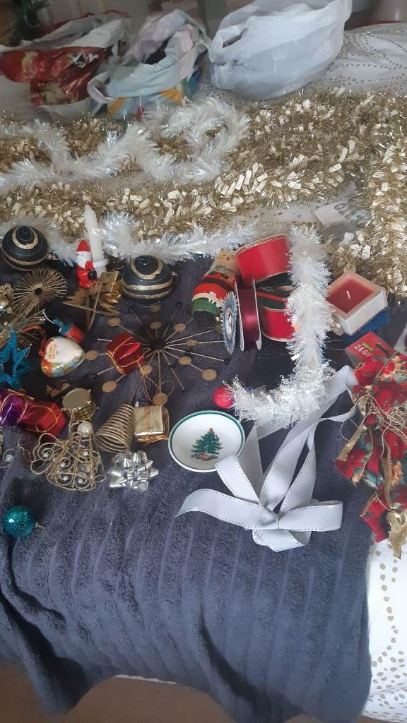 Christmas trees plus extras job lot