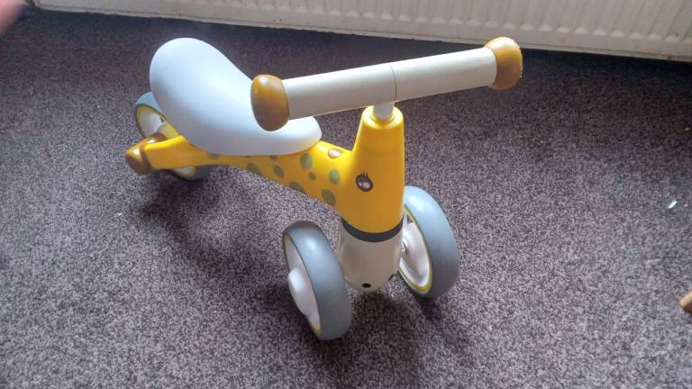 Early stage Ride on Trike, Paddle free, Giraffes theme