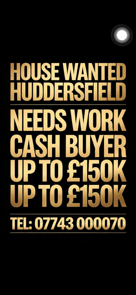 Huddersfield scrap vehicle buyer always 