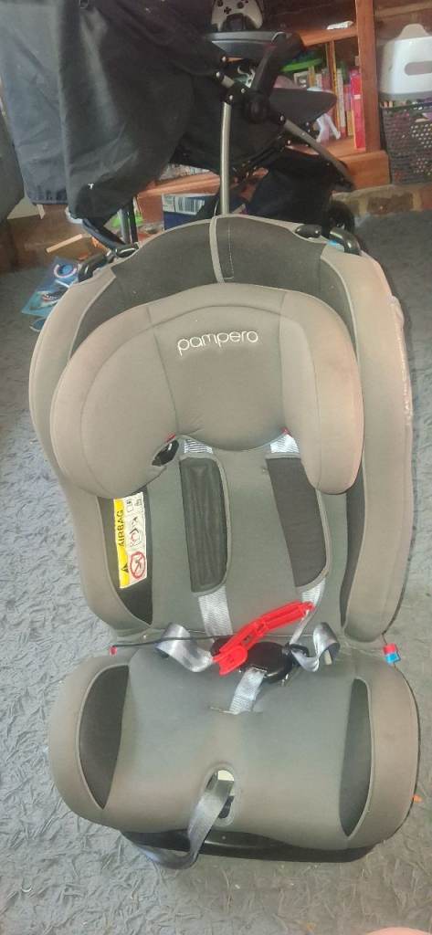 Pampers Car Seat - Grey, Good Condition