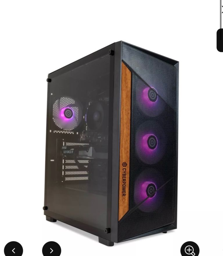 CyberpowerPC Gaming Desktop – AMD Ryzen 5, GeForce RTX 5050