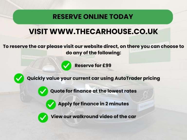 2019 Volvo V40 2.0 T2 GPF R-Design Nav Plus Euro 6 (s/s) 5dr HATCHBACK Petrol Manual