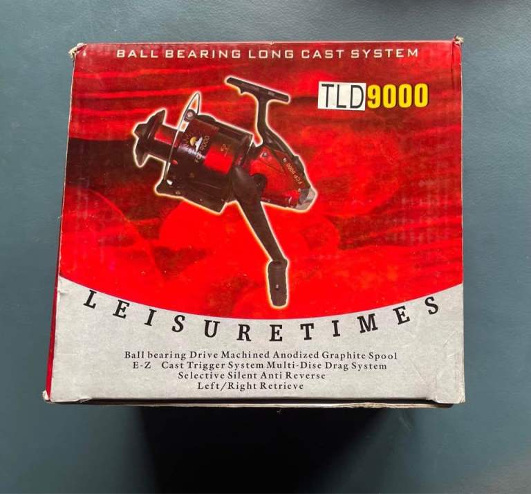 FISHING REEL - leisure times TLD 9000. ball bearing long cast system