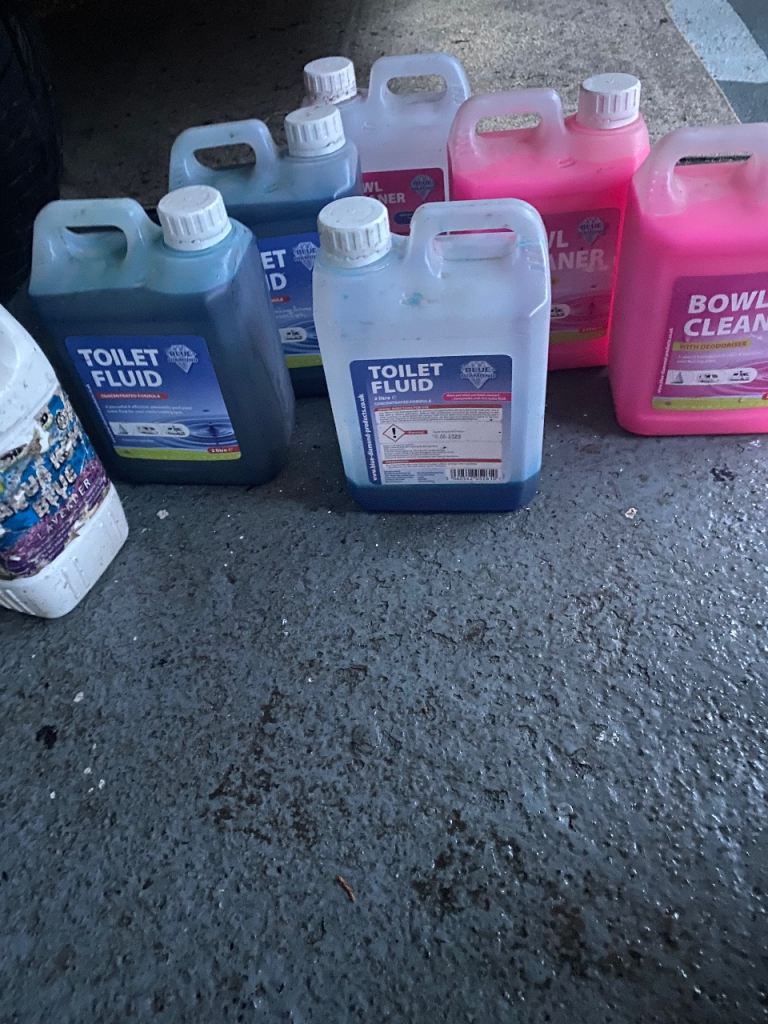 caravan  camper motor home Toilet fluids four new
