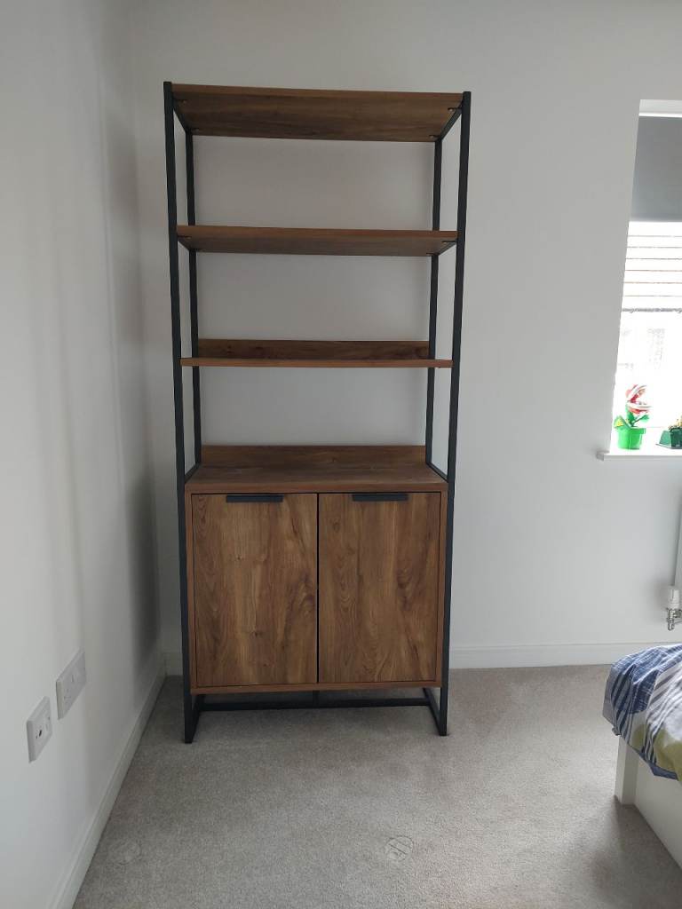 Habitat Nomad 2 door display cabinet (oak)