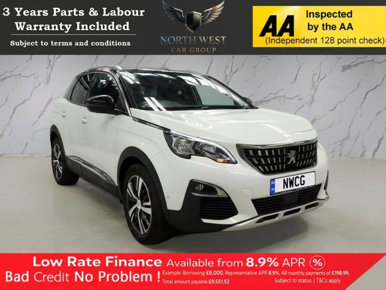 2018 Peugeot 3008 1.2 PureTech Allure SUV 5dr Petrol Manual Euro 6 (s/s) (130 ps) NATIONWIDE  HAT...