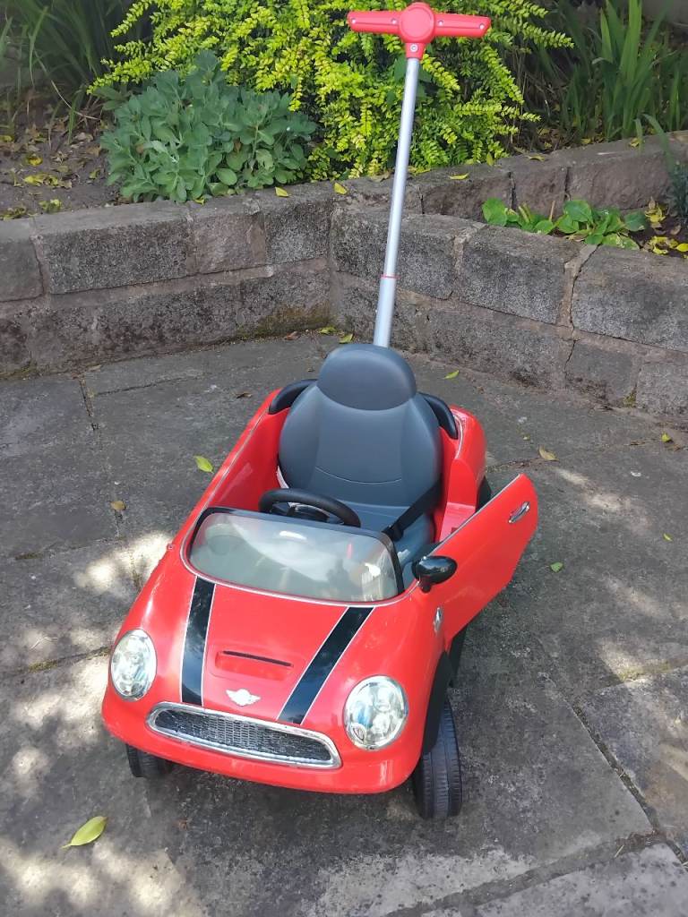 Mini Cooper Rollplay push along car