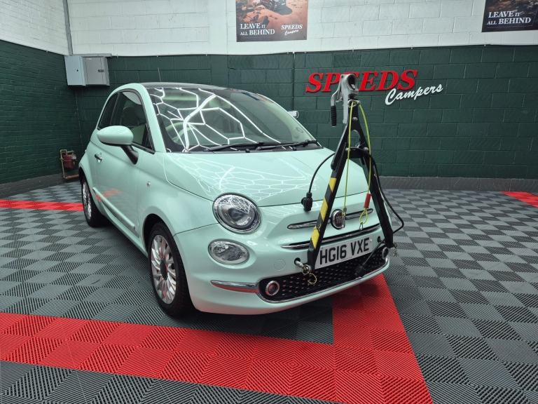 Fiat 500 1.2 Lounge, PANORAMIC ROOF Motorhome Tow Car, Electronic Braked A Frame