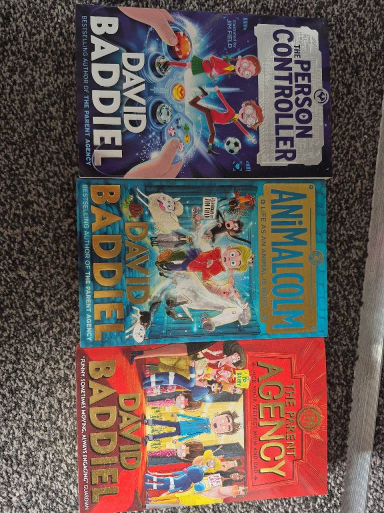 David Baddiel Kids Books - Animalcolm, The Parent Agency, The Person Controller