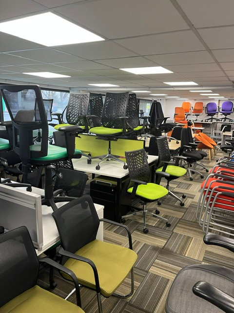USED OFFICE FURNITURE - REFURBISHED- BISHOPS STORFORD 