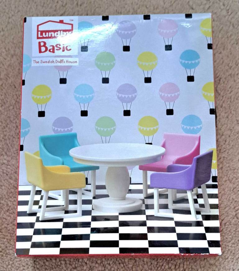 Lundby Dining Room Set dolls house furniture NEW