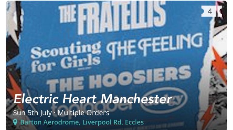 Electric heart 4 tickets available 