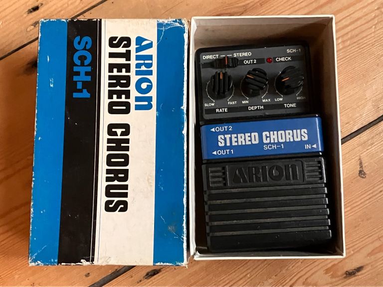 Arion SCH-1 Stero Chorus Guitar Effects Pedal 1990s Made in Japan