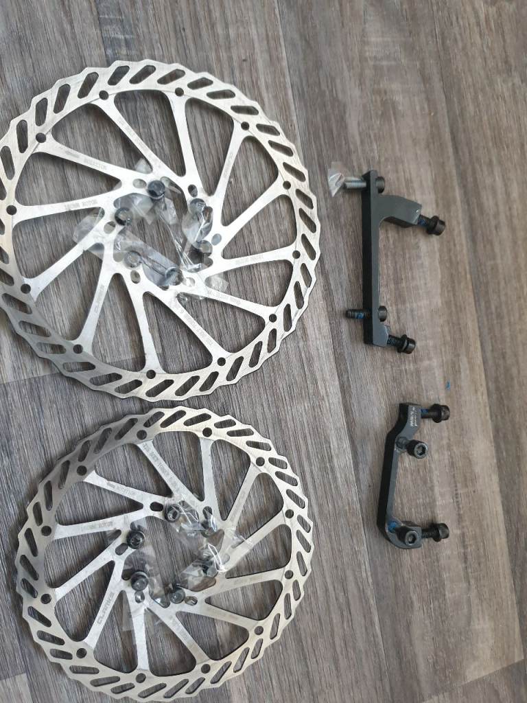 Disc brake rotors set front & rear + fittings