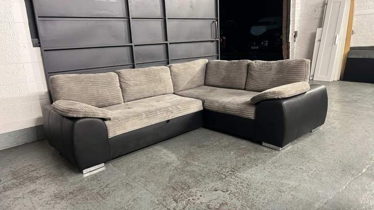 L shape sofa bed-delivery available 