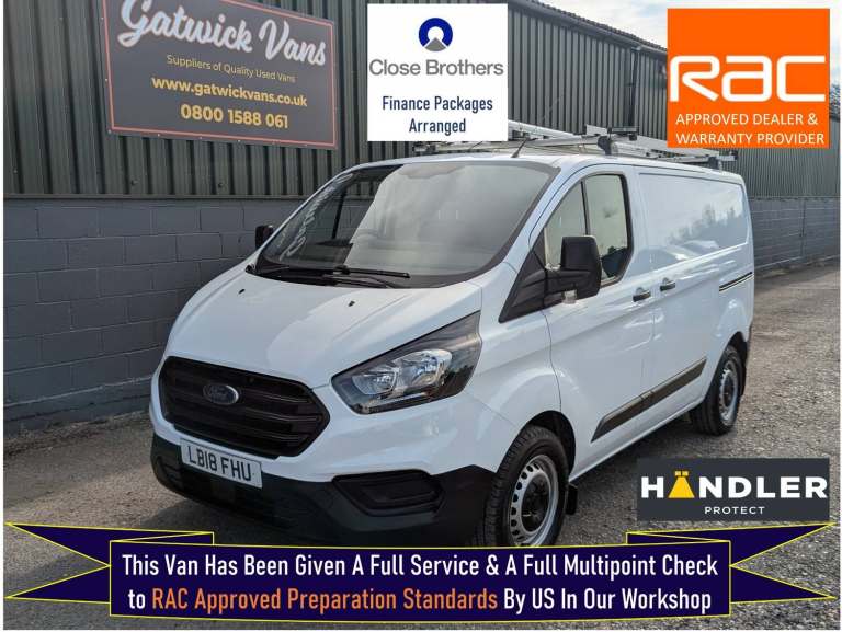 2018 Ford Transit Custom 2.0 TDCi 105ps Low Roof Van PANEL VAN Diesel Manual